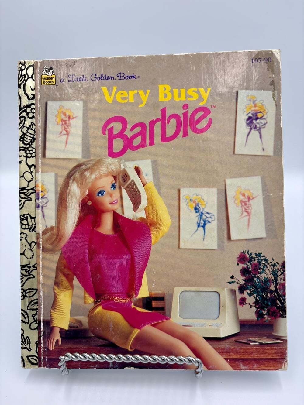 Vintage 1993 Little Golden Book “Very Busy Barbie”